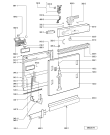 Схема №1 ADG 8763 IX с изображением Модуль (плата) управления для электропосудомоечной машины Whirlpool 481221479114