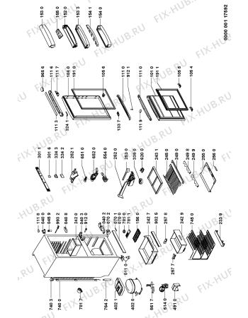 Схема №1 ART882H (F092347) с изображением Руководство для холодильной камеры Indesit C00361122