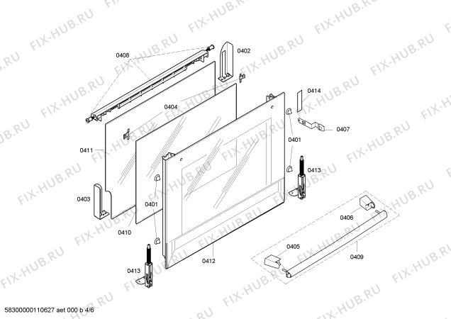 Схема №1 HE2HN5H0 Hanseatic Premiium-Line с изображением Кабель для электропечи Bosch 00420942