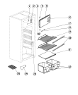 Схема №1 SD125 (F050042) с изображением Декоративная панель для холодильной камеры Indesit C00256987