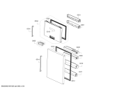 Схема №2 KD64NVL21N с изображением Ручка двери для холодильника Siemens 00709344