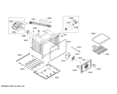 Схема №2 HEI7132C с изображением Стеклянная полка для электропечи Bosch 00448863