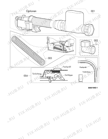 Схема №2 GS 6719/1 IN с изображением Шарнир для посудомоечной машины Whirlpool 481241618294