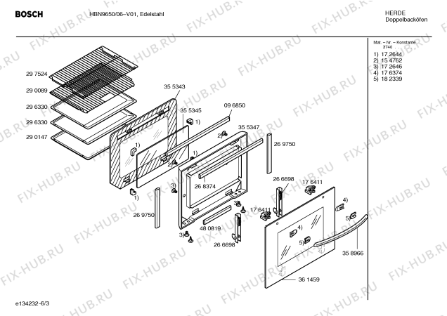 Схема №2 HBK3552 с изображением Ручка переключателя для плиты (духовки) Bosch 00176415