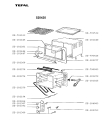 Схема №1 520302 с изображением Дверка для духового шкафа Tefal SS-182281