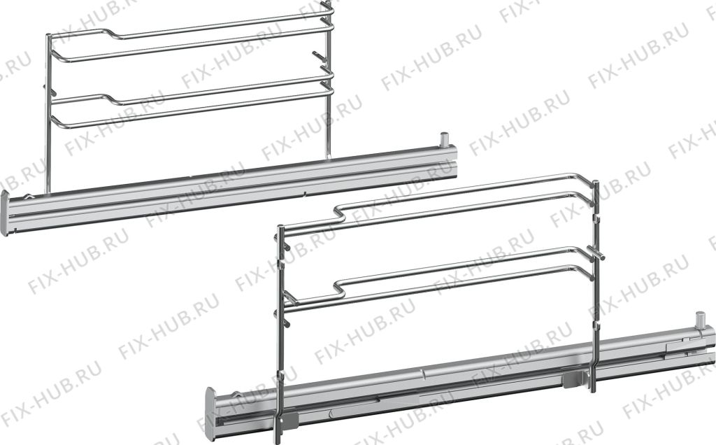 Большое фото - Выдвижные телескоп. направляющие, 1 ур. для духового шкафа Bosch 00577534 в гипермаркете Fix-Hub