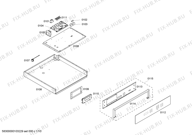 Схема №1 MT27BB Trim Kit с изображением Канал для плиты (духовки) Bosch 00368471