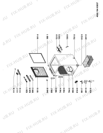 Схема №1 AFG070EA2 (F090693) с изображением Руководство для холодильной камеры Indesit C00357147