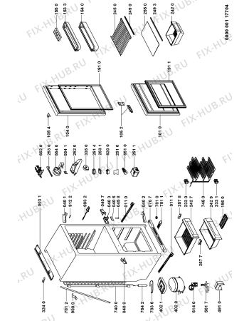 Схема №1 CW782/1 с изображением Поверхность для холодильника Whirlpool 481241848666