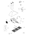 Схема №1 AKR 563 IX с изображением Трубка для вытяжки Whirlpool 481252448017
