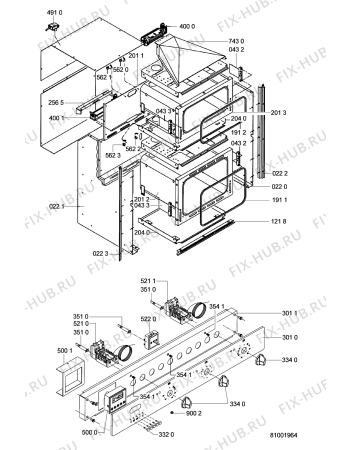 Схема №1 AKP 803/IX с изображением Всякое для электропечи Whirlpool 481221778107