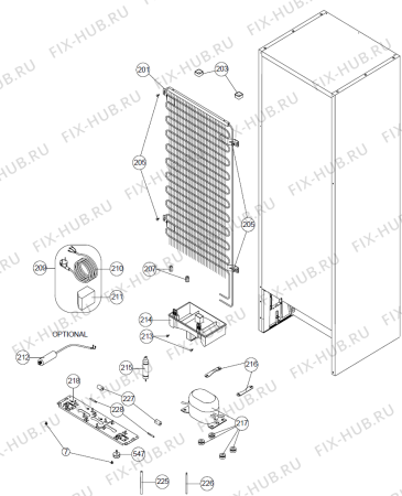 Взрыв-схема холодильника Gorenje NRF7181AW (380208, HZZS44764) - Схема узла 04