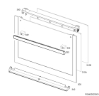 Схема №2 30006VL-WN с изображением Клавиша для духового шкафа Aeg 8070786010