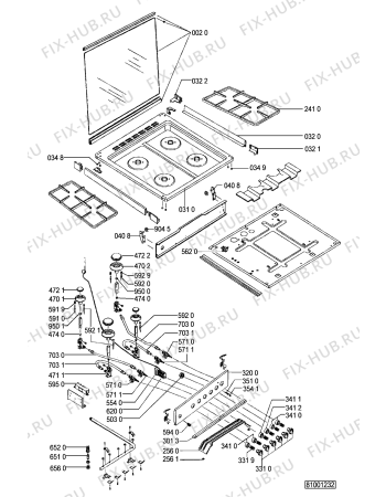 Схема №2 ACM 258 WH с изображением Шланг для плиты (духовки) Whirlpool 481931039386