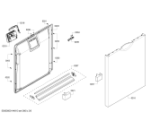 Схема №1 SHE4AP05UC с изображением Внешняя дверь для посудомоечной машины Bosch 00680469