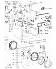Схема №1 AWO/D 7127 с изображением Обшивка для стиралки Whirlpool 480111100371