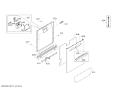 Схема №1 SMP69M15SK SuperSilence с изображением Передняя панель для посудомойки Bosch 11013712