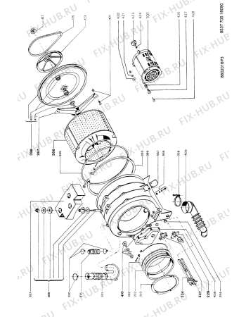 Схема №2 AWG 799/9 с изображением Емкоть для порошка для стиралки Whirlpool 481941879114