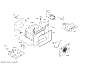 Схема №2 HCA748320U с изображением Стеклокерамика для духового шкафа Bosch 00714890