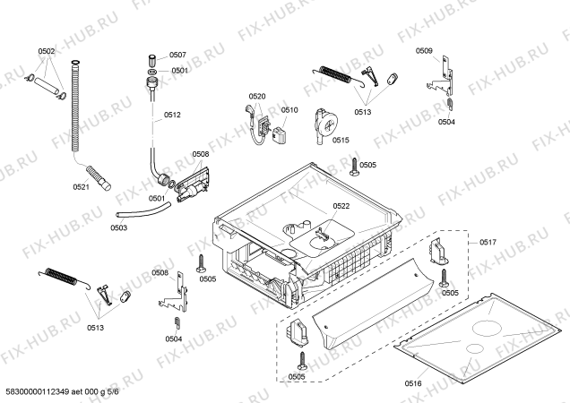 Схема №1 VVD25W03EU с изображением Передняя панель для посудомойки Bosch 00640594