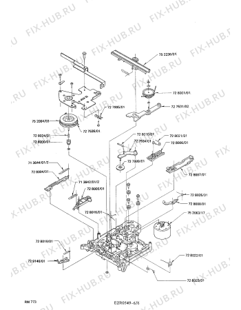 Взрыв-схема аудиотехники Siemens RM7737 - Схема узла 06