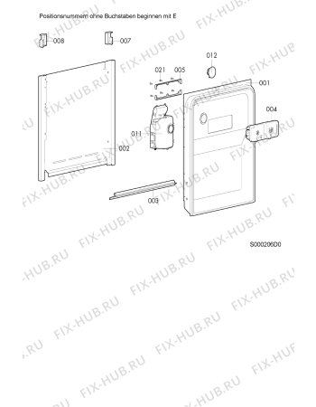 Схема №1 GS 5719 WS с изображением Обшивка для посудомойки Whirlpool 481244011385