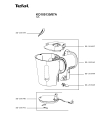 Схема №1 KO105130/87A с изображением Покрытие для электрочайника Tefal SS-201957