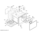 Схема №1 U14M42W0GB с изображением Фронтальное стекло для духового шкафа Bosch 00683433