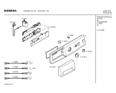 Схема №1 WXB120 Siemens Extraklasse XB 120 с изображением Панель управления для стиралки Siemens 00432948