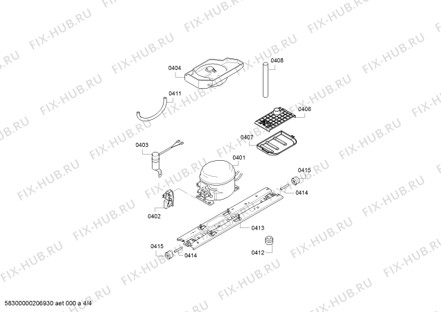 Схема №1 KGN39LM35 Bosch с изображением Дверь для холодильной камеры Bosch 00717898