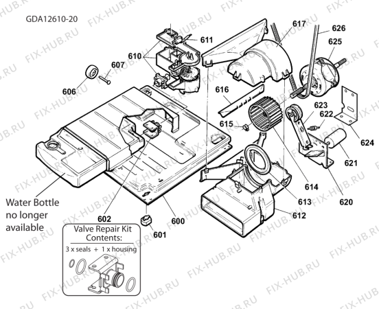 Взрыв-схема стиральной машины Indesit G74CUK (F028680) - Схема узла