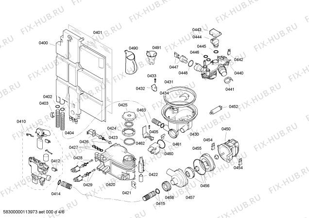Схема №2 GM206130 с изображением Передняя панель для посудомойки Bosch 00442224