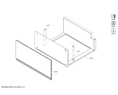 Схема №1 WSP222100 с изображением Панель для шкафа для подогрева посуды Bosch 00689375