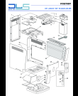 Схема №1 PRIMADONNA S  ECAM28.466.MB с изображением Корпусная деталь для кофеварки (кофемашины) DELONGHI 5513221091