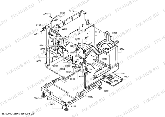 Схема №1 TCA6801 Benvenuto B70 с изображением Переключатель для электрокофемашины Bosch 00604875