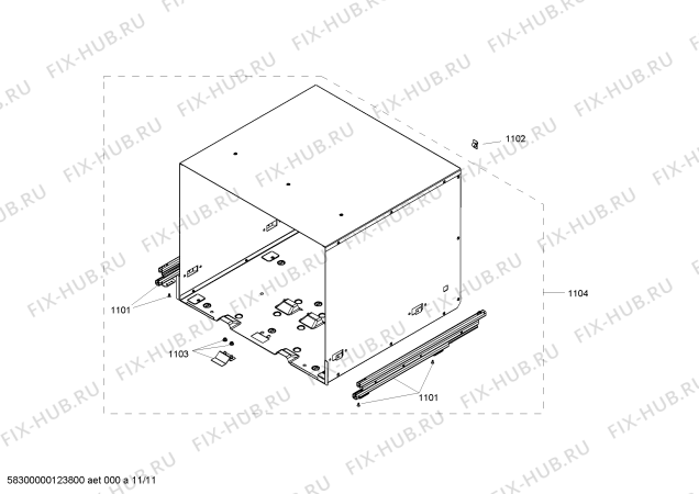 Схема №1 TKN68E75UC с изображением Изоляция для электрокофемашины Bosch 00602665