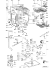 Схема №1 WP 75/1 с изображением Панель для посудомойки Whirlpool 480140101323