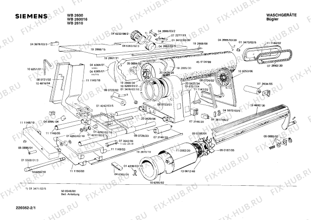 Схема №1 WB3600 с изображением Переключатель для выпрямитель Siemens 00073146