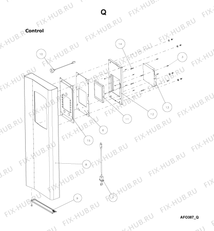 Схема №3 AFO 396 с изображением Другое для комплектующей Whirlpool 483286011721