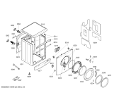 Схема №1 WM14E190NL с изображением Панель управления для стиралки Siemens 00447611