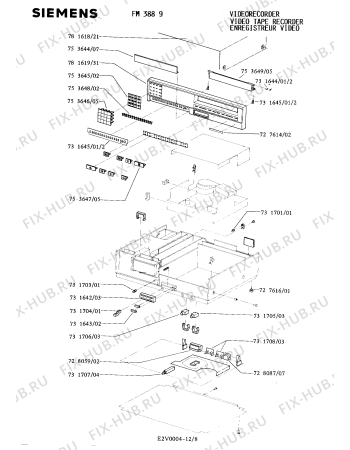 Схема №3 FM3889 с изображением Плата для телевизора Siemens 00734080