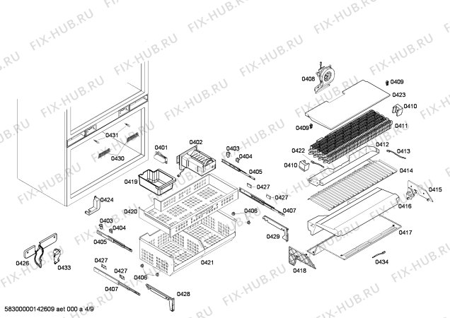 Схема №3 B36IT71SN с изображением Декоративная планка для холодильной камеры Bosch 00682518