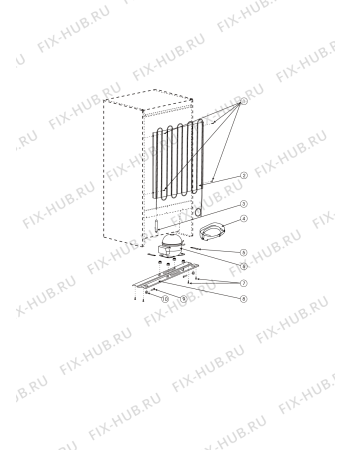 Схема №1 85Q (F044119) с изображением Поверхность для холодильной камеры Indesit C00855100