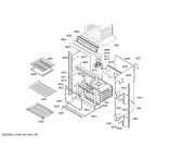 Схема №1 HBN752AUC с изображением Стеклянная полка для холодильника Bosch 00239430