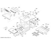 Схема №2 HBN755AUC с изображением Дверь для холодильника Bosch 00239434