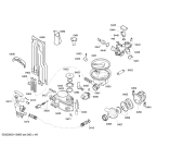 Схема №2 SGU45M55SK с изображением Передняя панель для электропосудомоечной машины Bosch 00661442