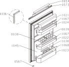 Схема №1 PKD5102V/P01 (357683, HTI1728) с изображением Дверка для холодильника Gorenje 336835