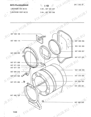 Взрыв-схема стиральной машины Aeg LTH338 W - Схема узла Section2