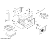 Схема №2 HCE745850R с изображением Стеклокерамика для электропечи Bosch 00711035