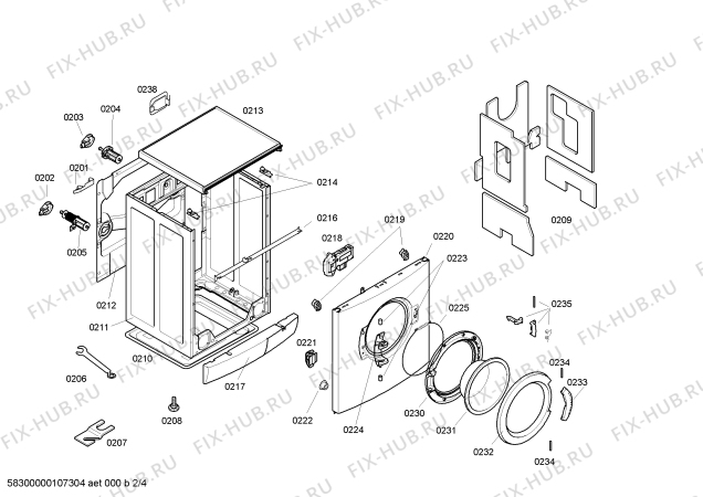 Схема №1 WFO126SN Exclusiv Maxx WFO126 с изображением Переключатель для стиралки Bosch 00184501